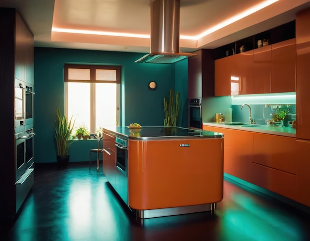 modern keuken interieur ai generatief