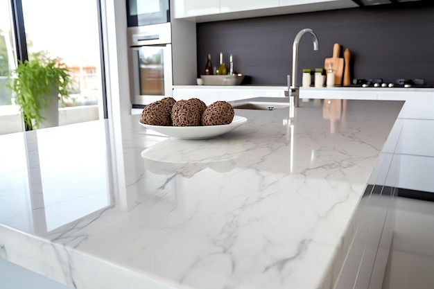 Фото Современный дизайн интерьера кухни в квартире или доме с мебелью роскошная кухня в скандинавском стиле