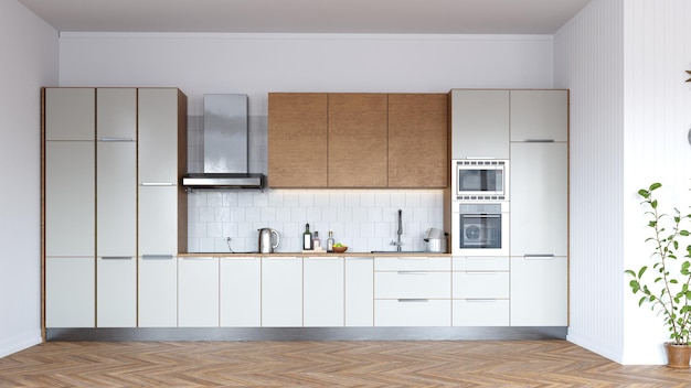 Modern kitchen interior