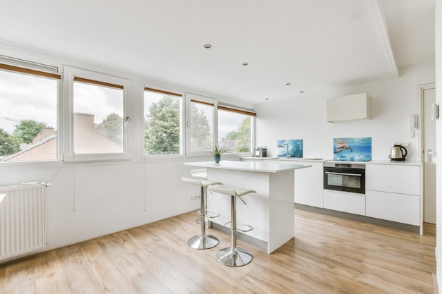 Modern kitchen island