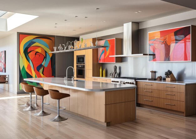 Photo modern kitchen