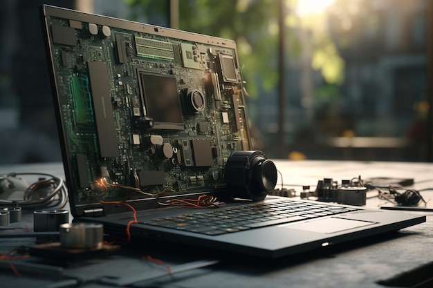 Foto laptop e computer moderni