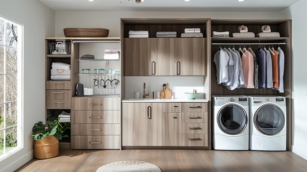 Modern Laundry Room Interior Concept