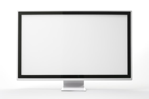 Фото Современный жк-дисплей на белом фоне