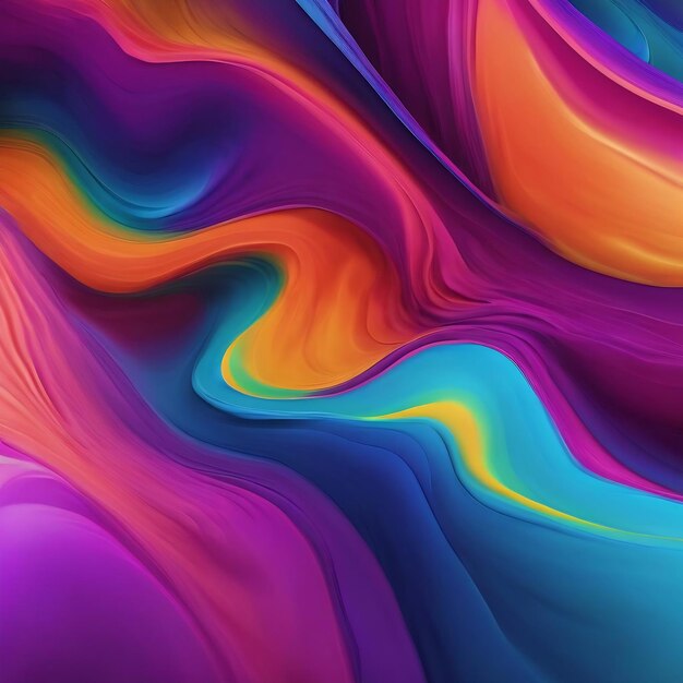 Modern liquid gradient colors abstract background