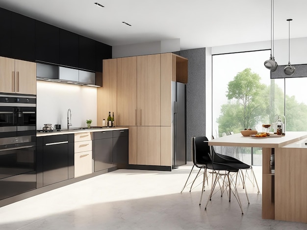 modern living kitchen