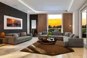 Photo modern living room interior design ideas for a stylish and functional space