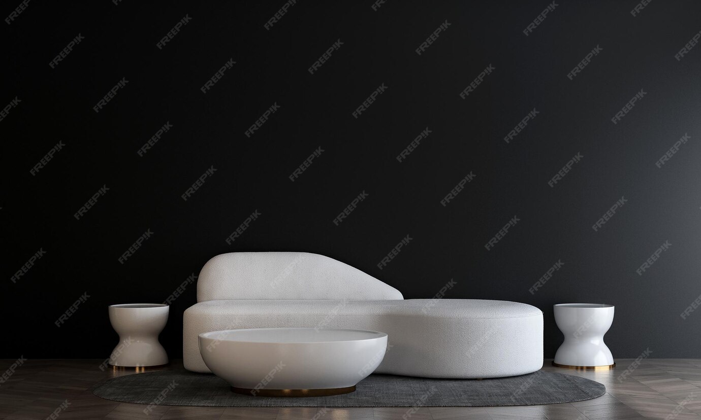 Premium Photo | Modern living room interior design and white sofa decor