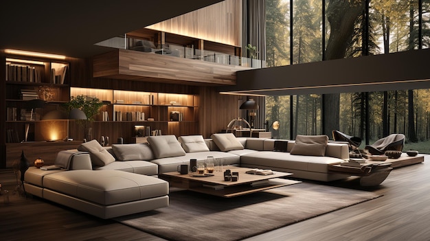 modern living room interior design