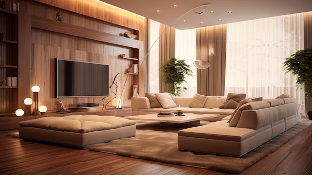 modern living room interior design