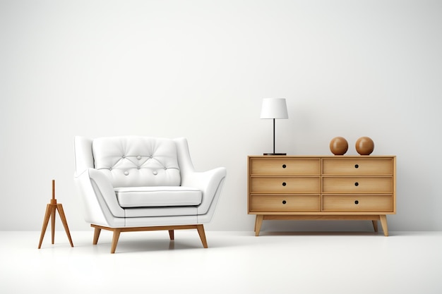 Photo modern living room interior design