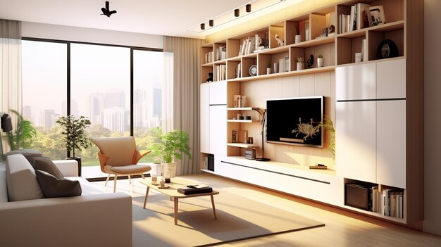 Photo modern living room