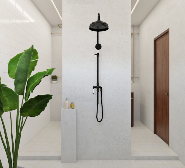 Foto design del bagno moderno e di lusso