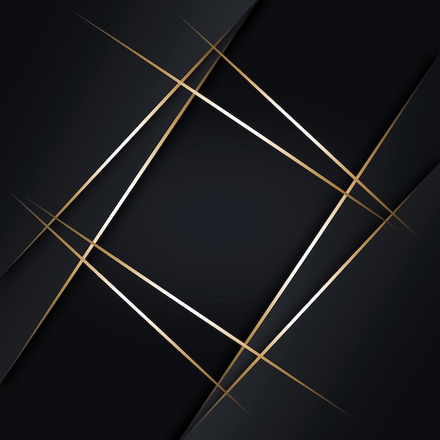 modern luxury black gold background