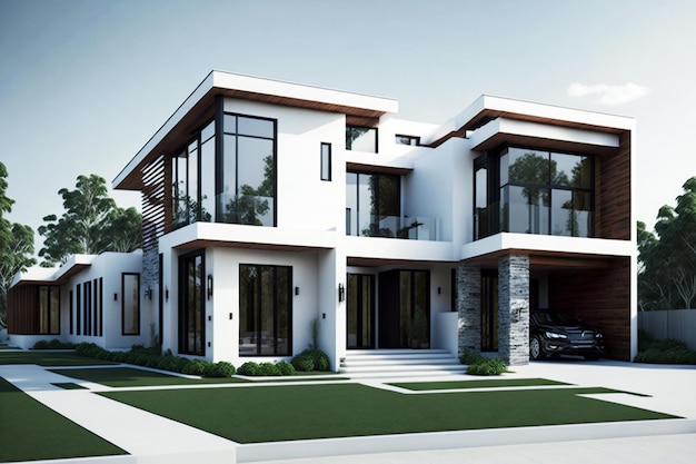 modern amp luxury house drawing