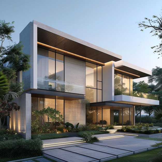 modern luxury house exterior design