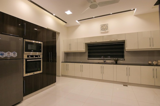 Modern &amp; luxury house Kitchen Premium Photo