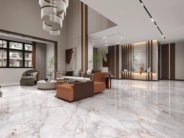 modern luxury living room interior