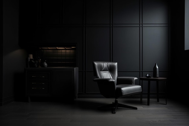 Modern Luxury living room with minimal furniture