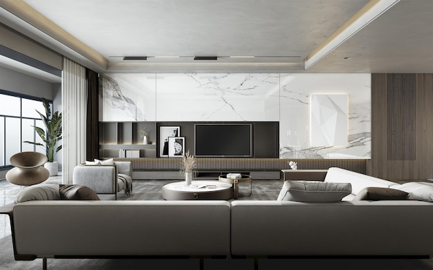 modern luxury living room