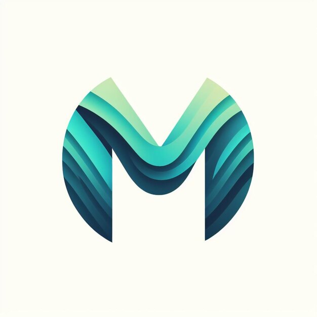 Modern M Logo Design Corporate Branding Minimalistic Emblem Elegant Typography