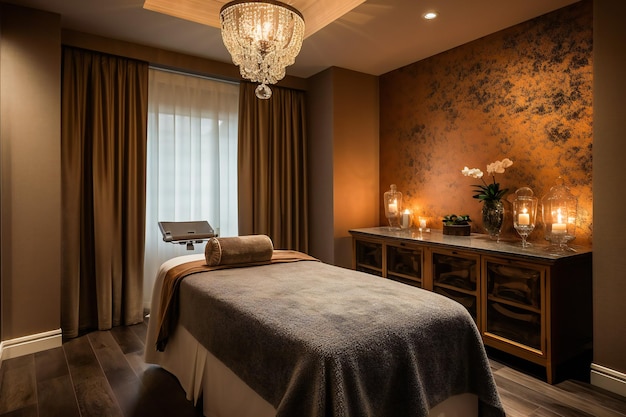 Modern Massage Room With Beautiful Interior AI Generated