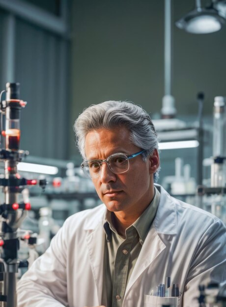 Modern Medical Research Laboratory Portrait of Latin Young Scientists Advance Lab