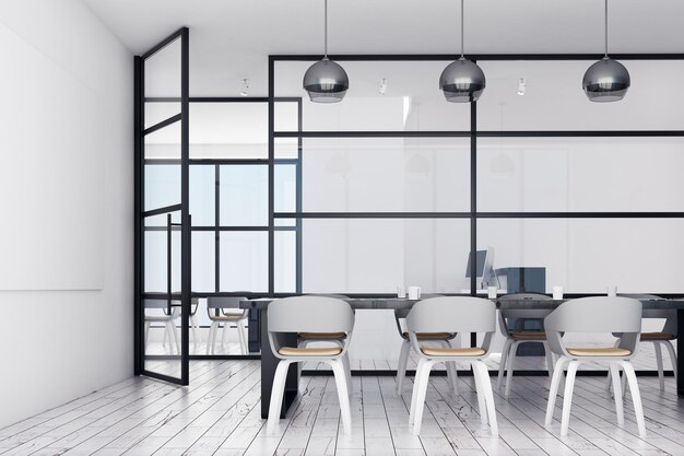 Photo modern meeting room interior