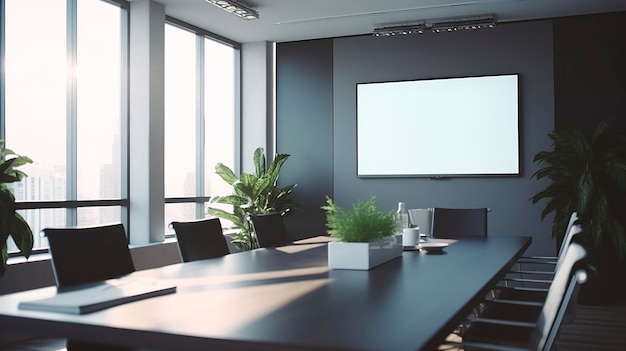 a Modern Meeting Room