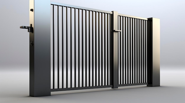 Современные металлические ворота