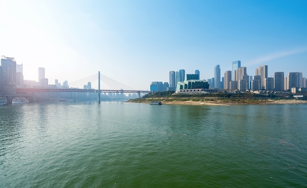 Orizzonte moderno della metropoli, chongqing, cina