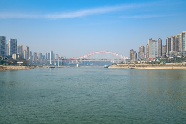 Modern metropolis skyline, Chongqing, China