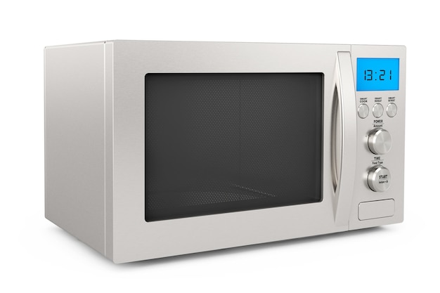 Modern Microwave Oven on a white background