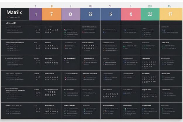 Modern Milestones Matrix