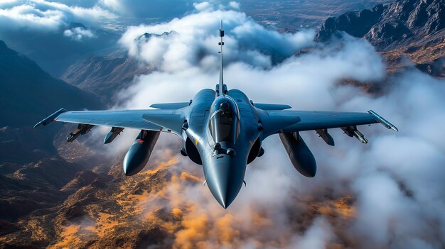 Modern Military Jet Fighter Aircraft