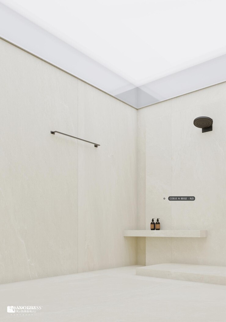 Photo modern minimalist bathroom design