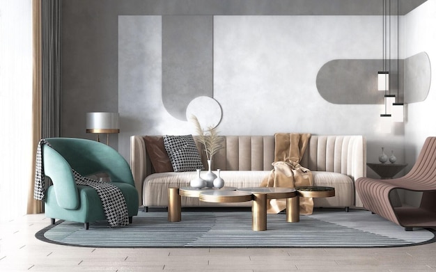 modern minimalist living room