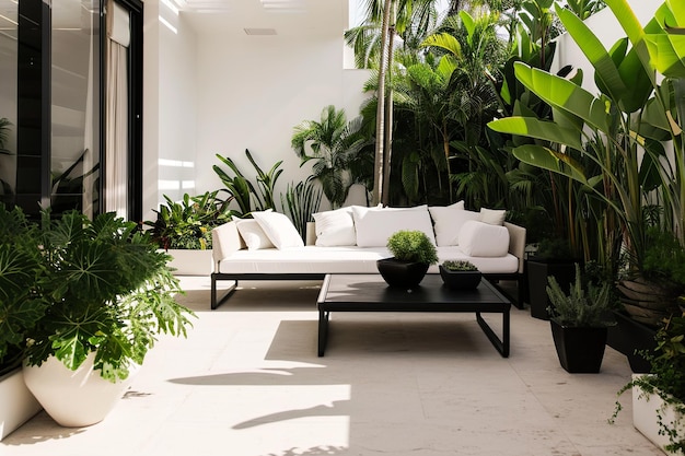 Modern Minimalist Outdoor Space