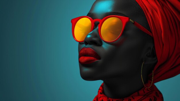 modern minimalistic popart posterafrican style 4k AI Generative