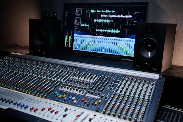 Modern mixing console