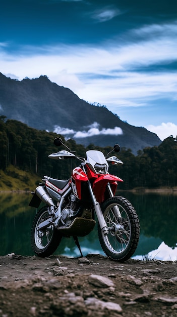 Modern motorcycle mobile wallpaper biker landscape