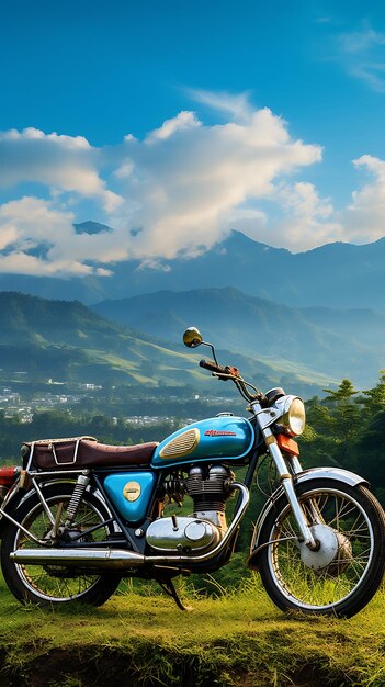 Modern motorcycle mobile wallpaper biker landscape