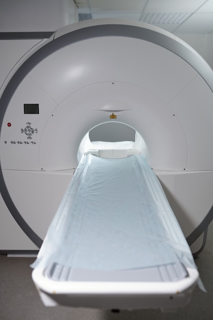 Modern mri scan equipment in clinics or hospital