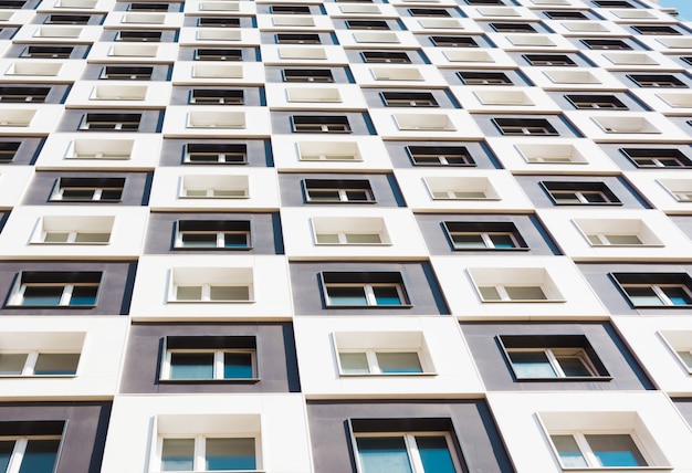 Modern and new apartment building. 