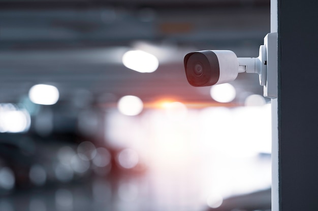 Фото Современные камеры видеонаблюдения для наблюдения и безопасности на стене