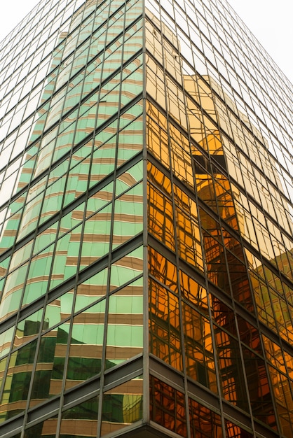 modern office buildings in downtown