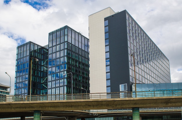 Foto ufficio moderno edificio commerciale a stoccolma, svezia