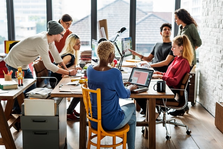 Photo modern office concept