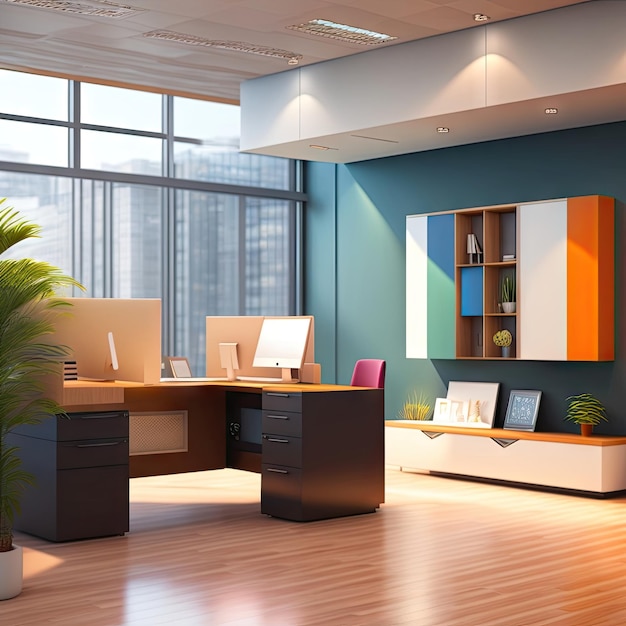 Modern office interior design