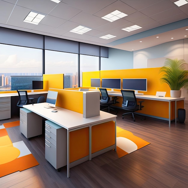 Modern office interior design